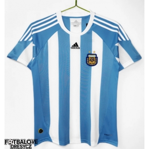 Argentina 2010 Retro Domácí Dres Krátký Rukáv Argentina 2010 Retro Domácí Dres Krátký Rukáv